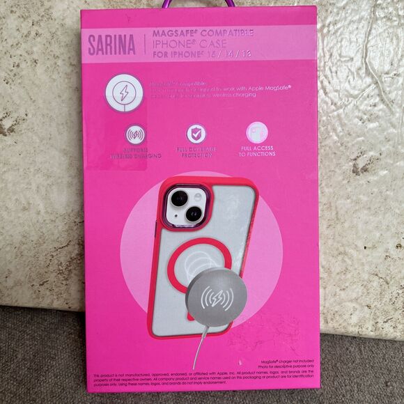 SARINA IPHONE COMPATIBLE CASE For iPhone 15/14/13 MAGSAFE compatible - Picture 3 of 5